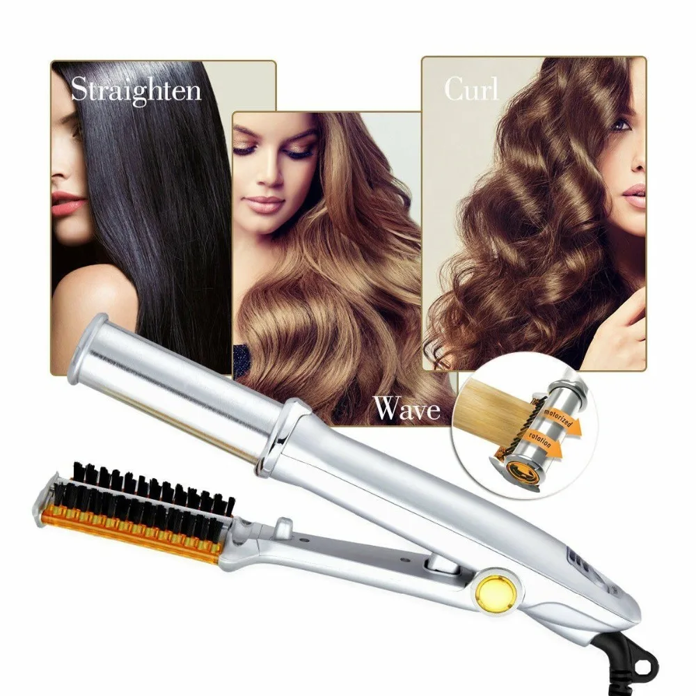 

Hair Curler 3 Barrel Magic Curling Wand Hair Waver Iron Wand Tourmaline Titanium Coated Hair Curler Stick 360 Degree Curler