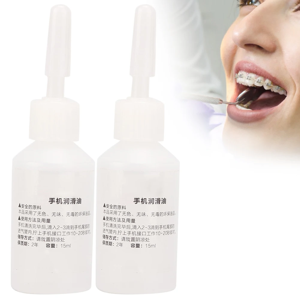 2 pezzi di olio lubrificante per manipolo dentale per dentista manipolo accessorio laboratorio odontotecnico sbiancamento dei denti strumenti dentali