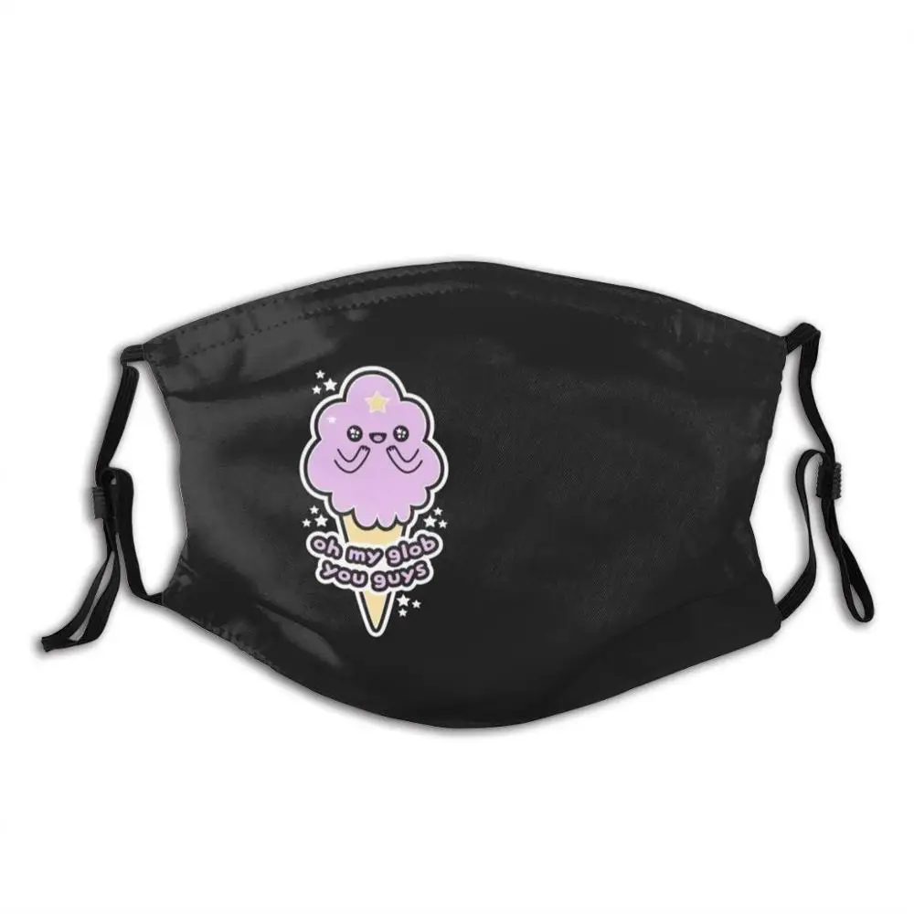 

Lumpy Space Princess Ice Cream Cone Funny Print Reusable Pm2.5 Filter Face Mask Adventuretimerbppsubmission Adventure Time Lsp