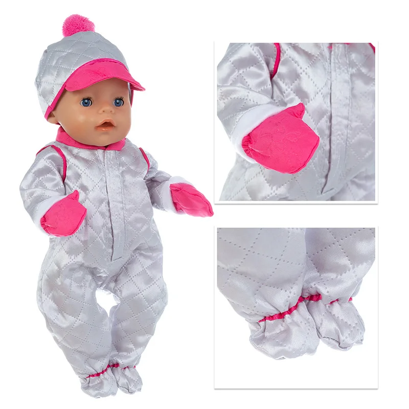 2023 New Fashion winter Doll Clothes Fit For 18inch/43cm  Baby New Born Doll clothes reborn Doll Accessories