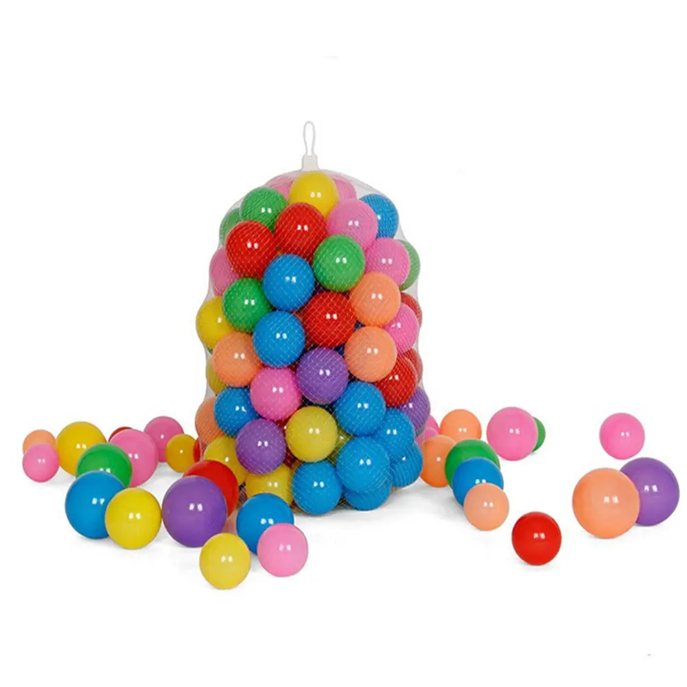 

100pcs/lot high quality Multi Coloured 6cm Play Balls Ocean Ball Pits with net baby kids toy sport