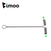 100 Uds brazos de alambre con cuentas forma de T aparejo de pesca tamaño de equilibrio 5cm 6cm 7cm 8cm 9cm 10cm 12cm 15cm accesorios de aparejos de pesca