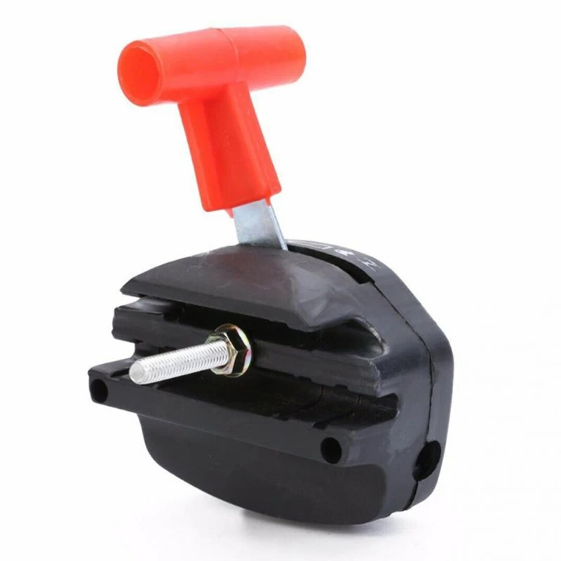 Durable Lawn Mower Replacement Parts Plastic Black+Red Throttle Control Box Lawn Mower Parts Plastic Throttle Switch