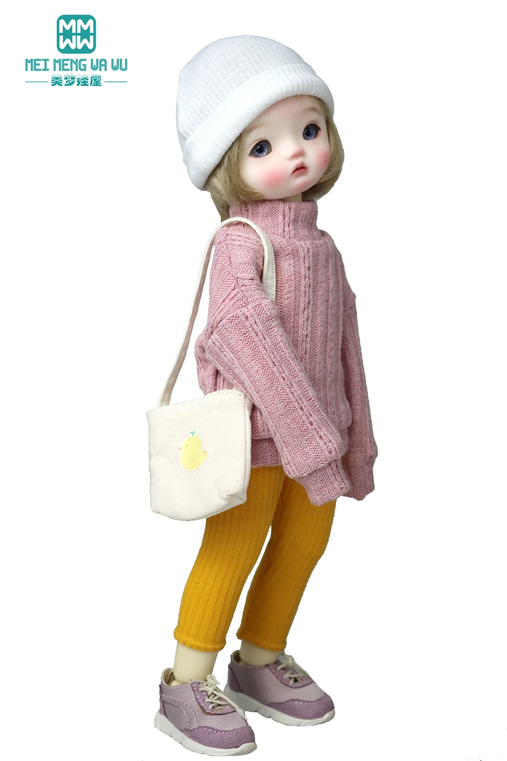 Fits 30cm 1/6 BJD Clothes YOSD MYOU Toys Spherical Joint Doll Fashion Sweaters, Leggings, Caps