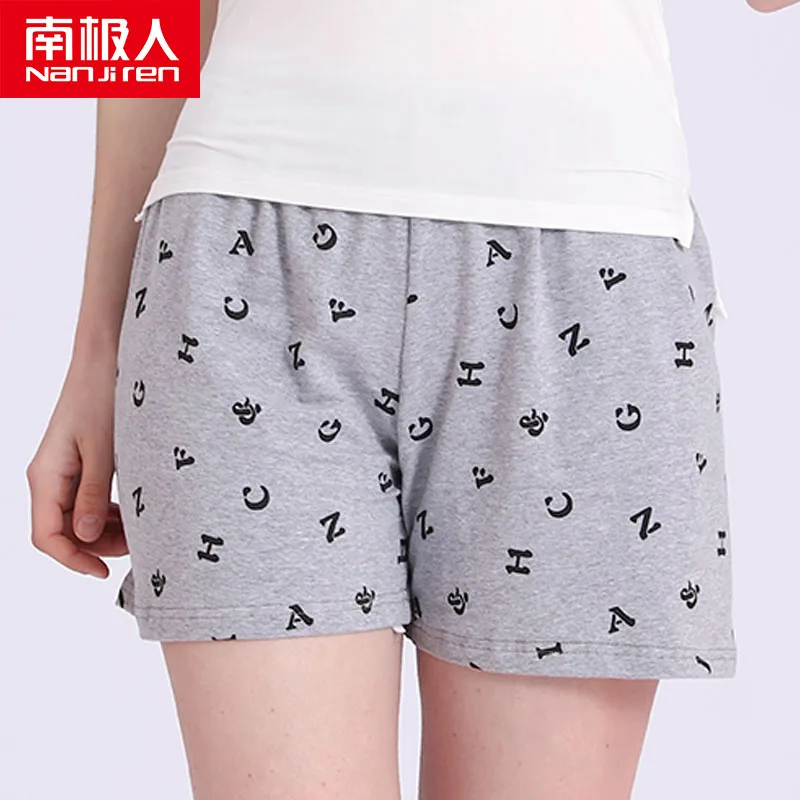 NANJIREN Women Cotton Shorts Home Pajama Sleep Pants Bottoms Summer Casual Beach Pants Sleep Wear Lounge Pajama Plus Size 2/pcs