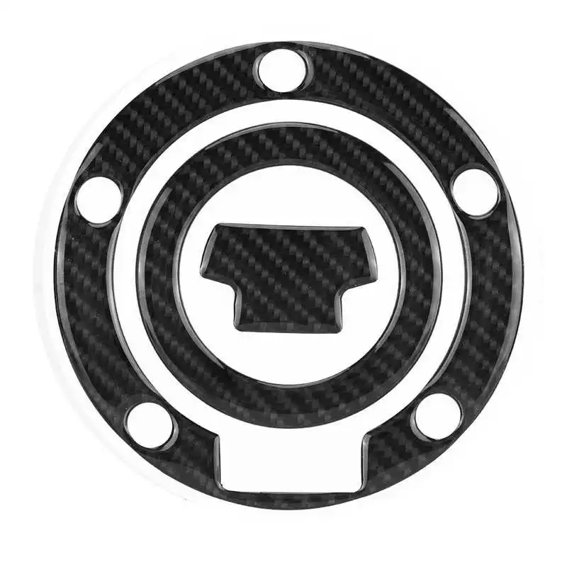 Carbon Fiber Motorcycle Gas Tank Cap Pad Cover Sticker Decals for YAMAHA YZF R1 R6 Motorcycle Gas Cap