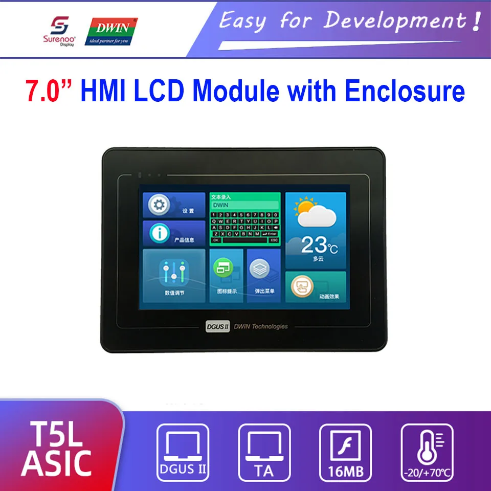 Dwin T5L HMI Intelligent Display, DMG*****T070  7