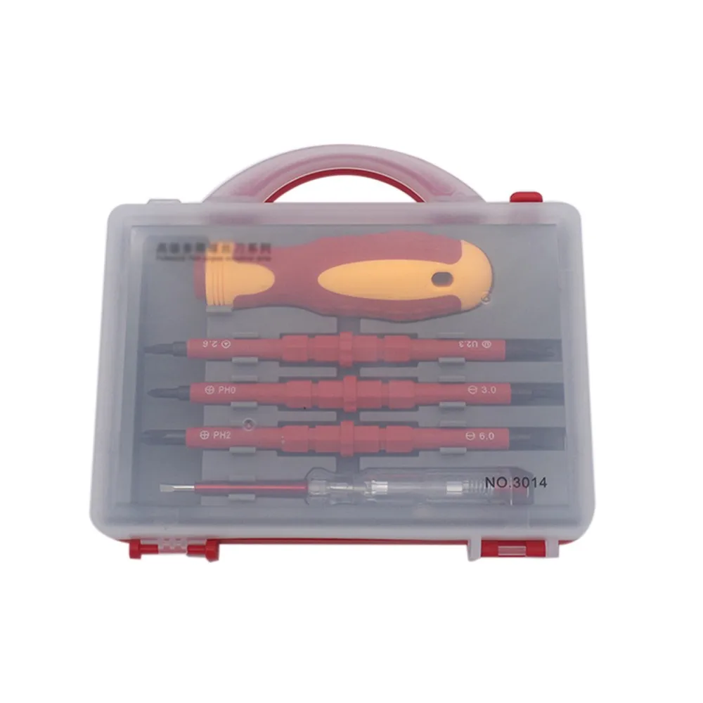 Insulated Tools Set Multi-Functional Electrician Screwdriver Manual Precision Screw Driver