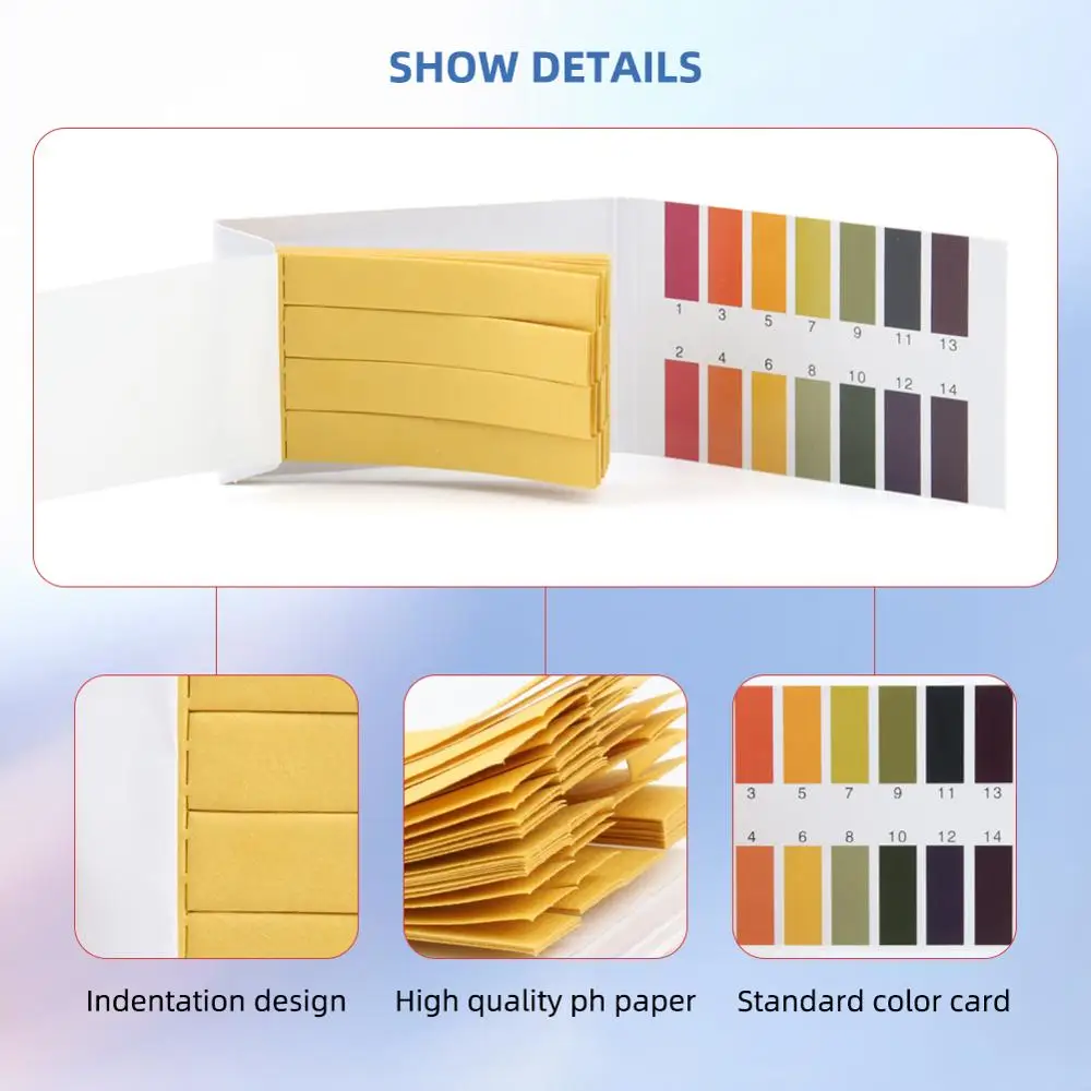 20 pcs PH Meters PH Test Strips Indicator Test Strips 1-14 Paper Litmus Tester/Brand New Measurement & Analysis Instruments