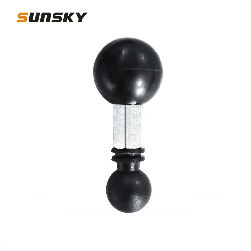 

Industrial Instrument Bracket Locomotive Rubber Fixed Double Ball Adapter(25.4-17mm Ball Head)