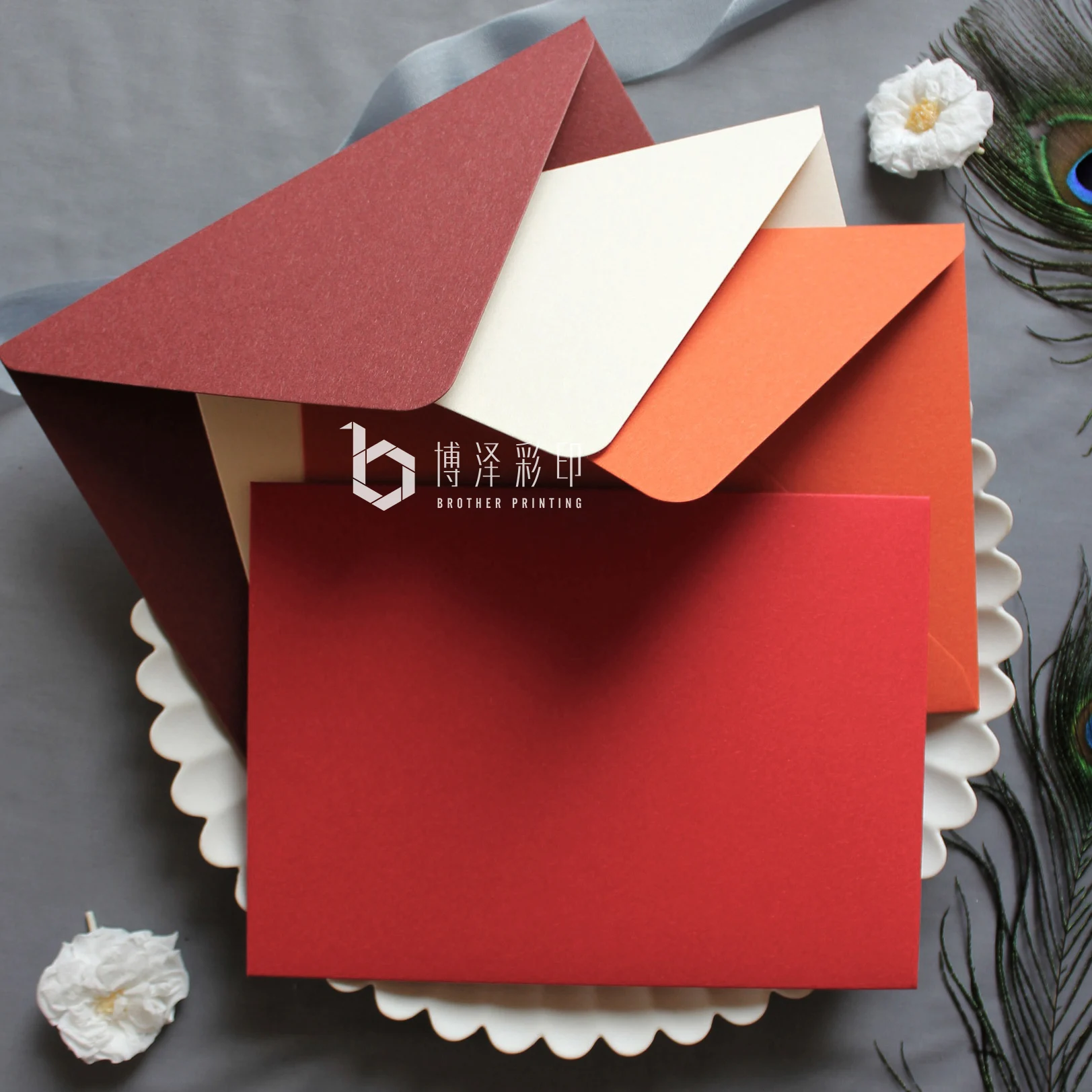 20pcs Morandi Color Series Kapok Paper Invitation Envelopes High-end Solid Color Universal Card Envelopes 140mmX190mm