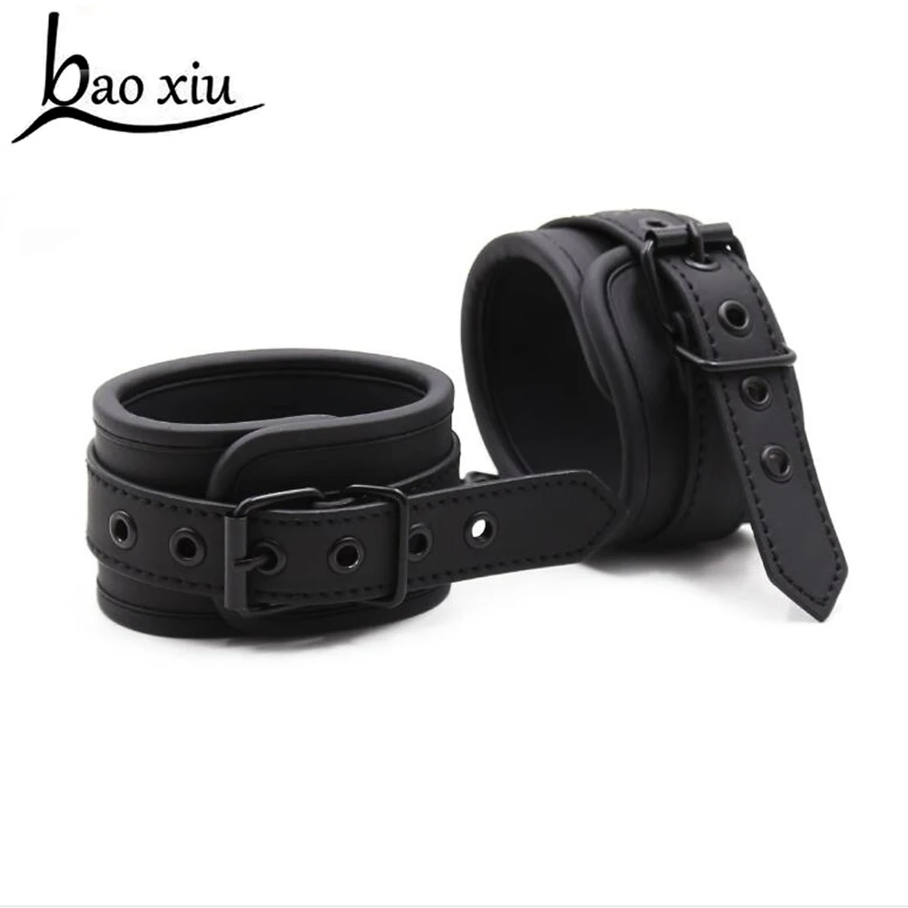 

New Fashion Women men Garter belt harness leather bondage Leggings gothic punk Faux Leather metal Sexy leg garters hand Straps