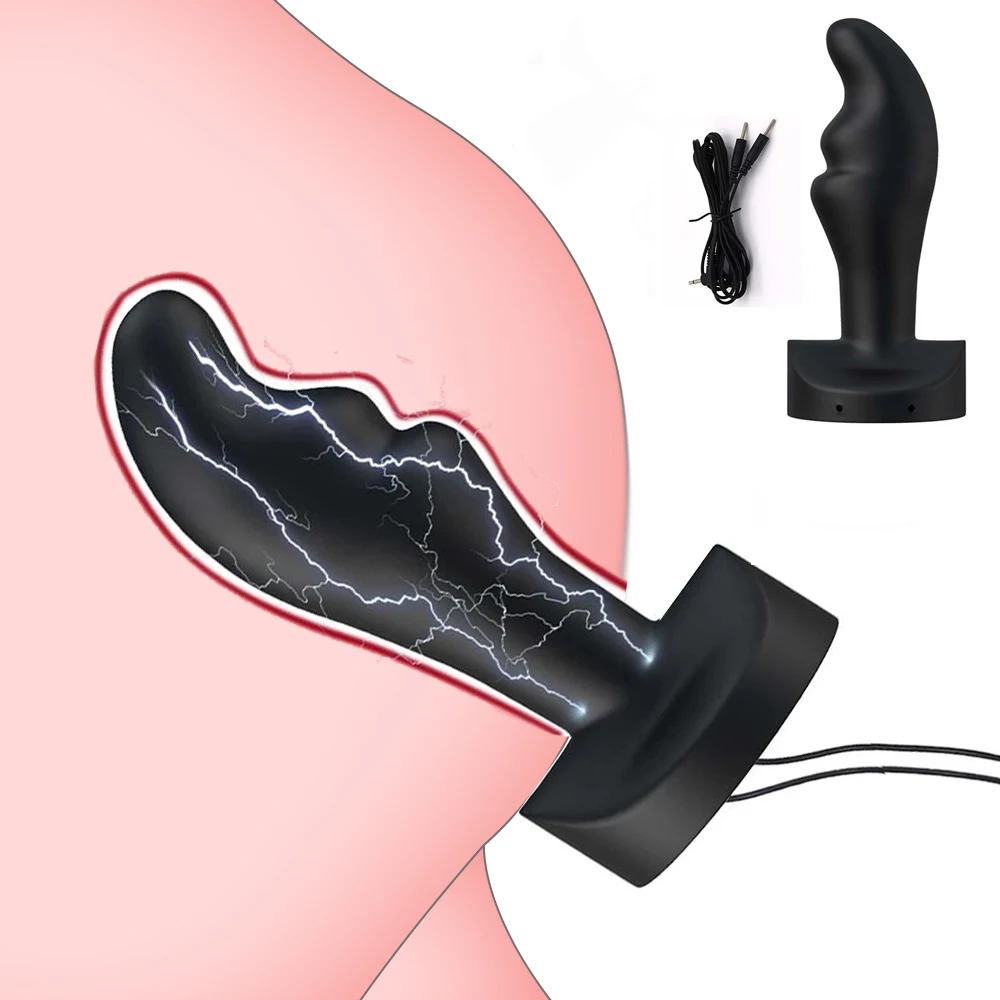 Bdsm Nipple Clip,Electro Shock Anal Vagina Plug Urethral Plug Penisring Cock Cage Glans Trainer SM Player Sex Electro Stimulator