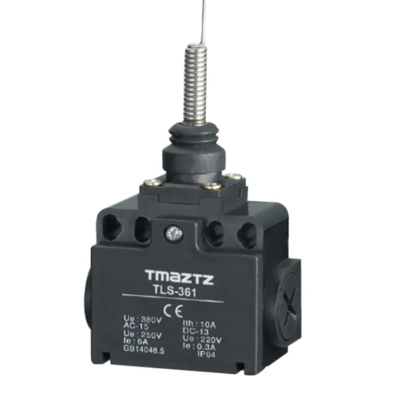 Trip switch TLS-361 stainless steel roller,Flush head and spring limit switch self-reset roll wheel micro switch