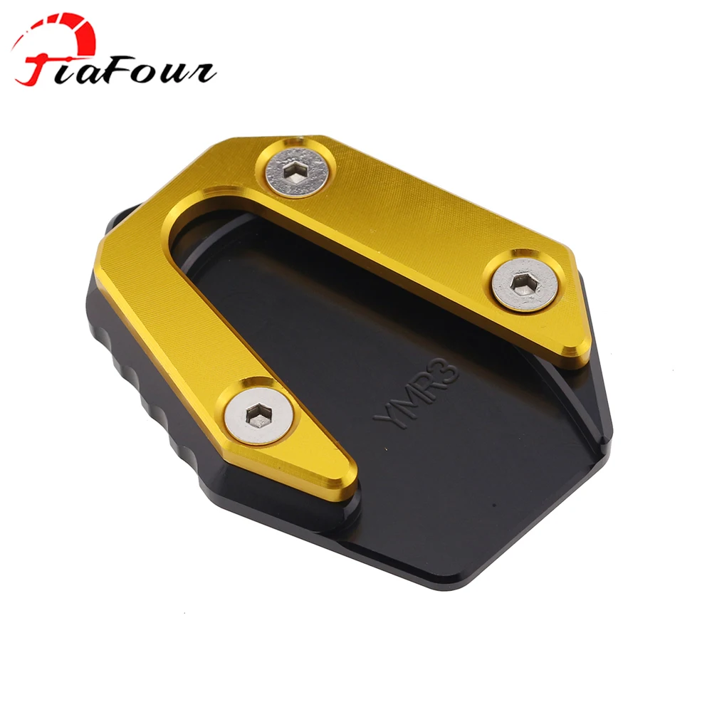 صالح ل YZF-R3 YZF-R25 MT-03 MT-25 2014-2019 دراجة نارية الملحقات مسنده حامل جانبي تمديد المكبر الوسادة