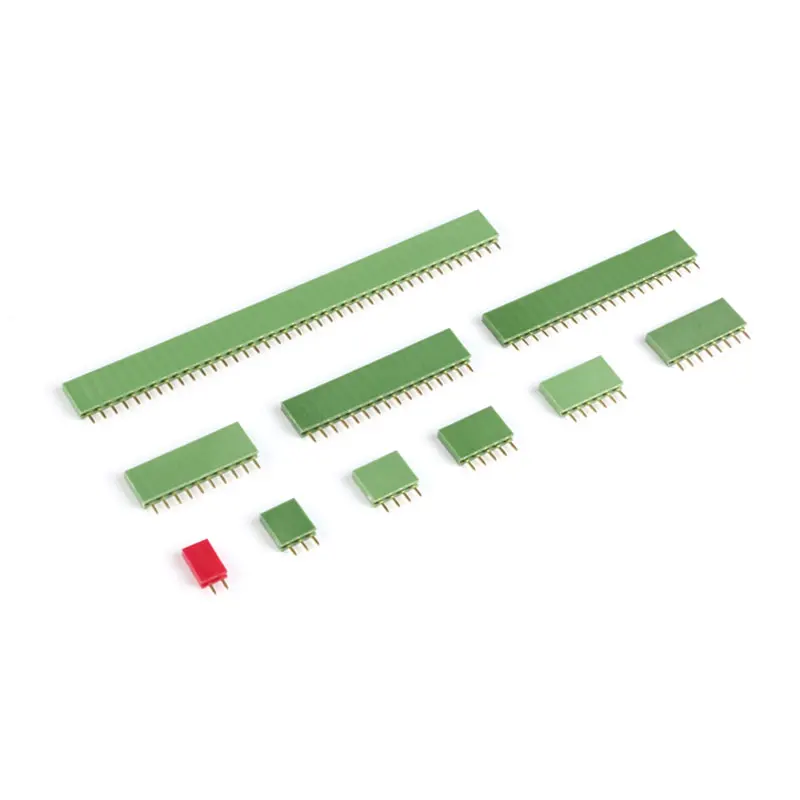10Pcs 2.54mm Pitch Single row female PCB Female Pin Header Connector Straight Single Row 2/3/4/5/6/8/10/16/20/40Pin socket Board