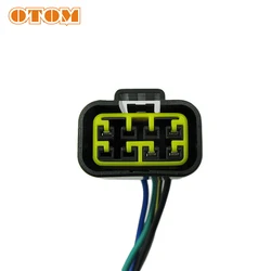 OTOM Motorcycle Accessories Engine 8 Pin Ignition Connector Igniter Plug Waterproof For ZONGSHEN NC250 NC450 Engine Parts