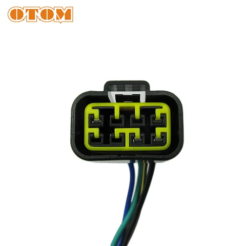 Разъем зажигания OTOM для мотоциклов, коннектор зажигания 8 контактов, водонепроницаемый, для ZONGSHEN NC250, NC450