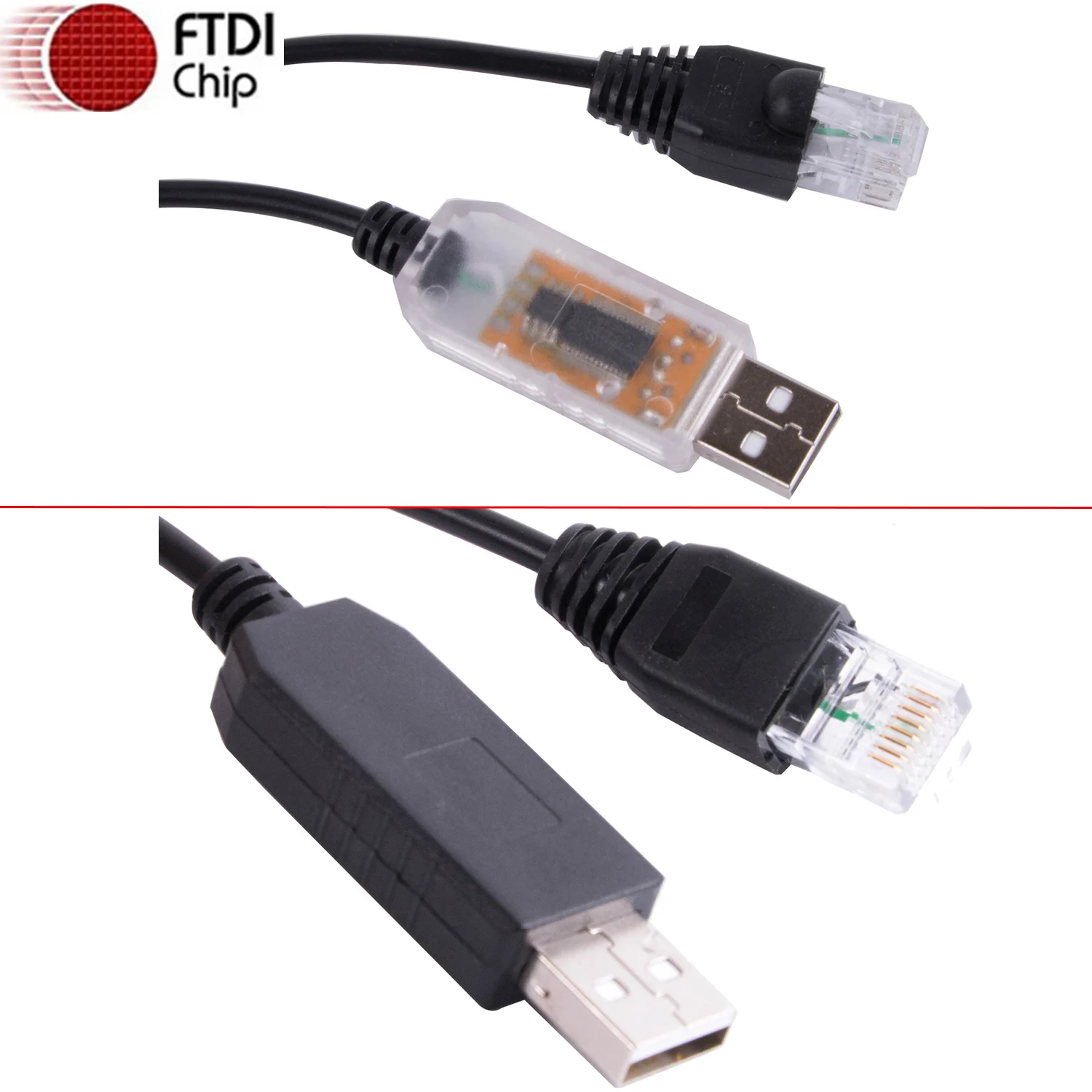 Cable de comunicación Adaptador convertidor serie FTDI USB RS485 a RJ45 para Delta IFD6500