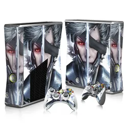 Metal Gear Solid Skin Sticker Decal Cover For Xbox 360 Slim Console Protector Vinyl Skin Sticker Controllers