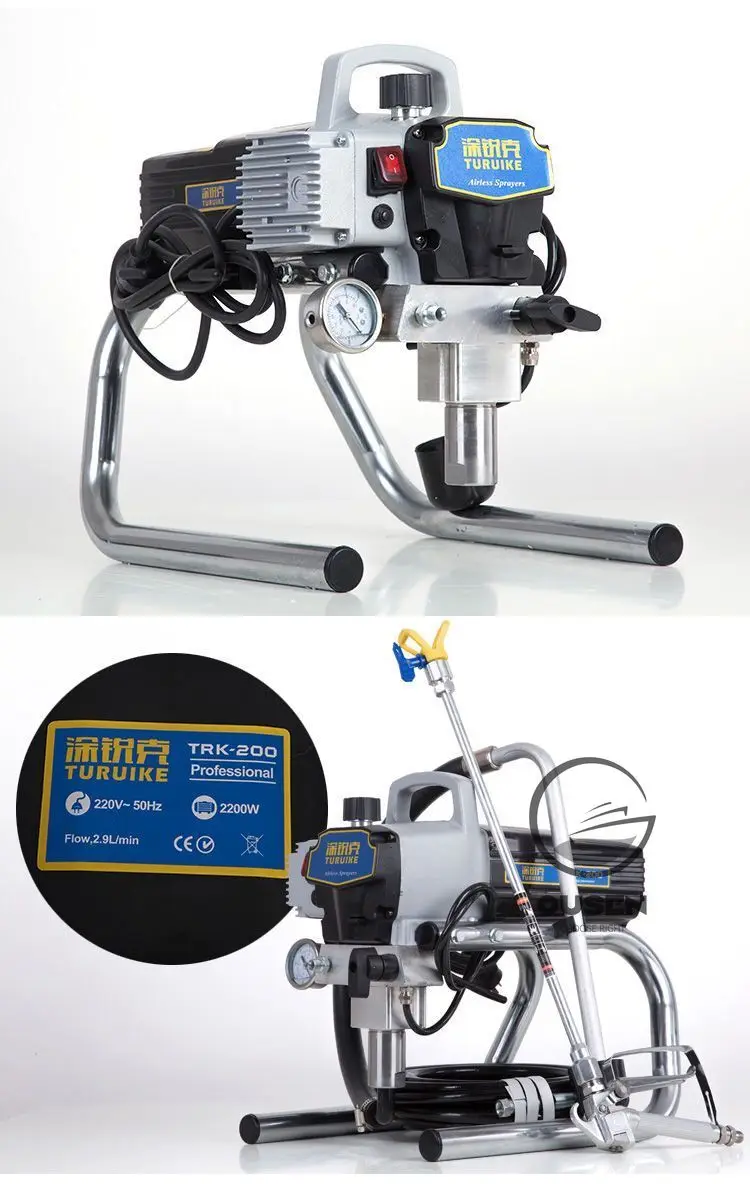 220V 1700/2200/2500W High-pressure Airless Spraying Machine Professional Airless Paint Sprayer Painting Machine Tool 2.5/3.5L