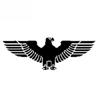 Funny German Eagle Vinyl Decoration White/Black/Silver Car Sticker Exquisite Decal Waterproof Accessories,18cm*6cm