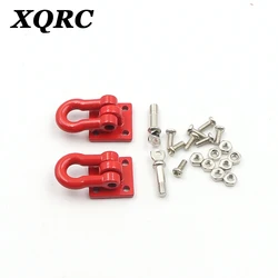 XQRC-Soporte de remolque de metal para camión, gancho de remolque de rescate para trx4 axial scx1090046 rc4wd D90 TF2 cc01 de 1 / 10 RC, vehículo oruga