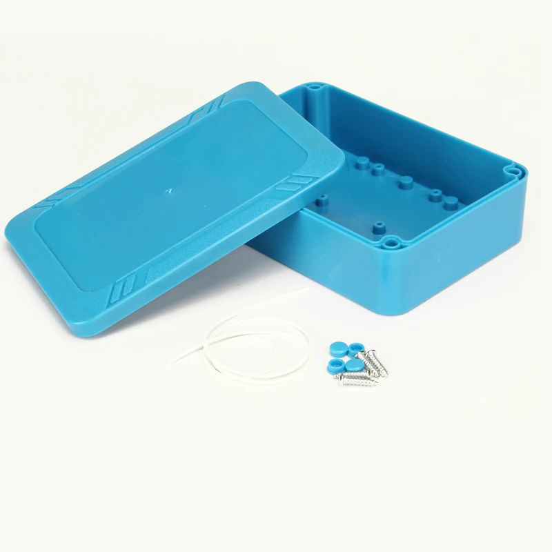 New Blue ABS Waterproof Storage Box Instrument Electronic Plastic Project Case Enclosure Branch Distribution Supply Control Box