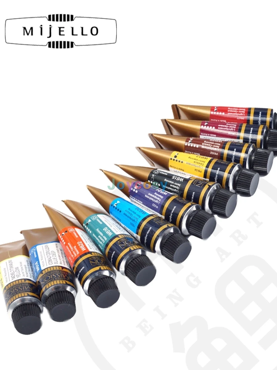 Mijello Mission Gold WaterColor, 15ml, Pure, Intense Color, Lightfast with Minimal Color Shift, Professional Pigment