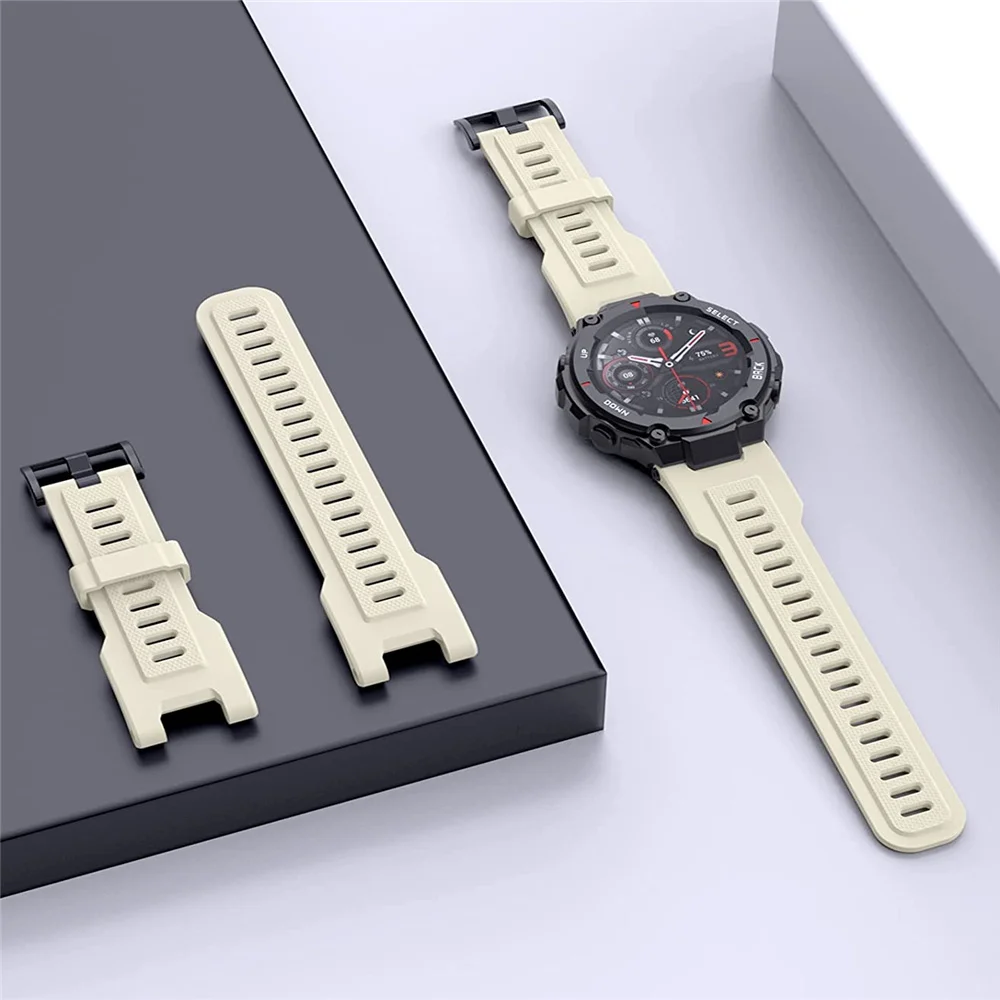 Replacement Watch Strap For Amazfit T-Rex Pro Strap Silicone Strap For Amazfit T Rex Strap