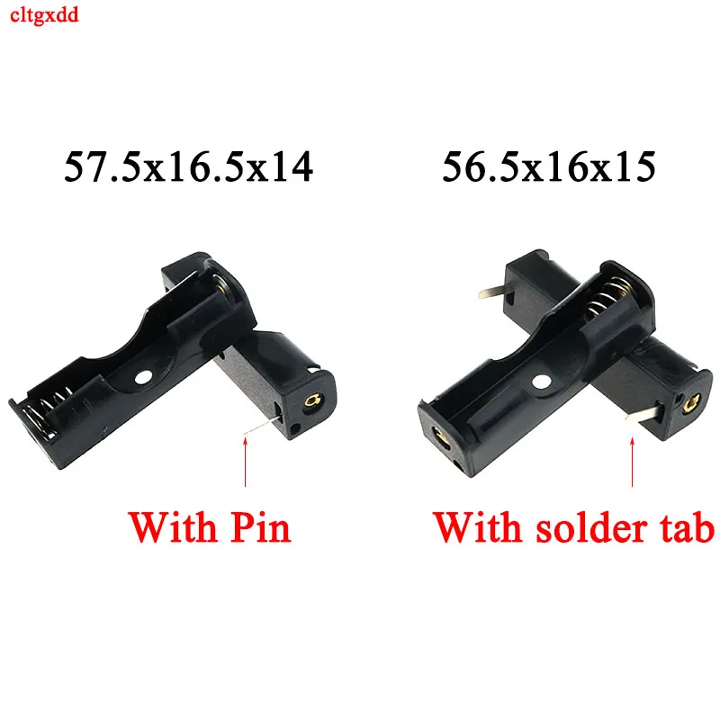 1Pcs Single Slot AA Battery Holder Spring Case Box Clip With Pin Connecting Solder for 1.5V AA Batteries Power Supply Drop