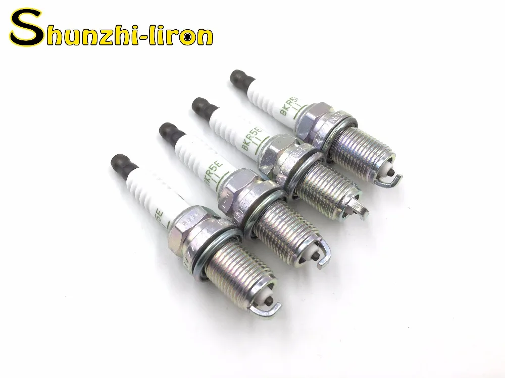 4pcs BKR5E-11 MS851357 Nickel Alloy Spark Plugs For Mitsubishi Lancer Galant Montero Sport Mirage Eclipse