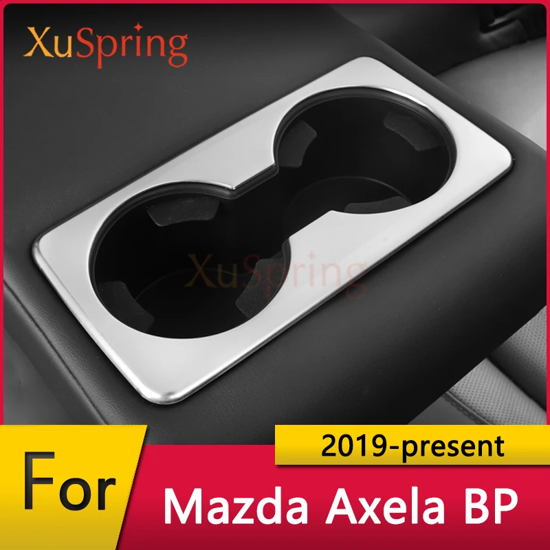 

Для Mazda 3 Axela 2019 2020 2021BP Автомобильный держатель для задней чашки рамка Крышка отделка украшения наклейки ободок Стайлинг