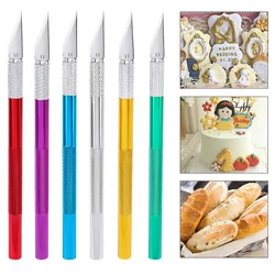 FAIS DU Metal Carving Knife Fondant Art Cake Tools Precision Cutting for Clay Sculpture Pottery Modeling Polymer Craft Paper Cut