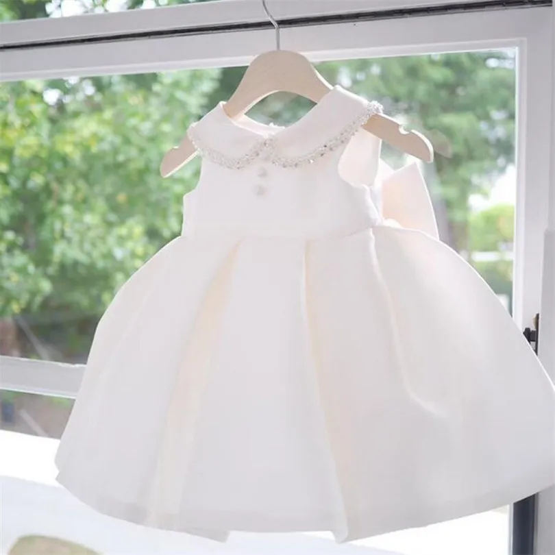 1st Birthday Dress For Baby Girl White Princess Baptism Dress Party Wedding Kids Dresses For Girl Ball Gown Bridesmaid Dress