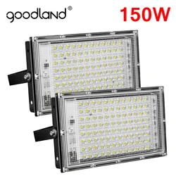 Goodland Flood Light LED Spotlights Outdoor Lighting 150W Foco LED Exterior Projector Floodlight 220V Street Lamp Wall Garden