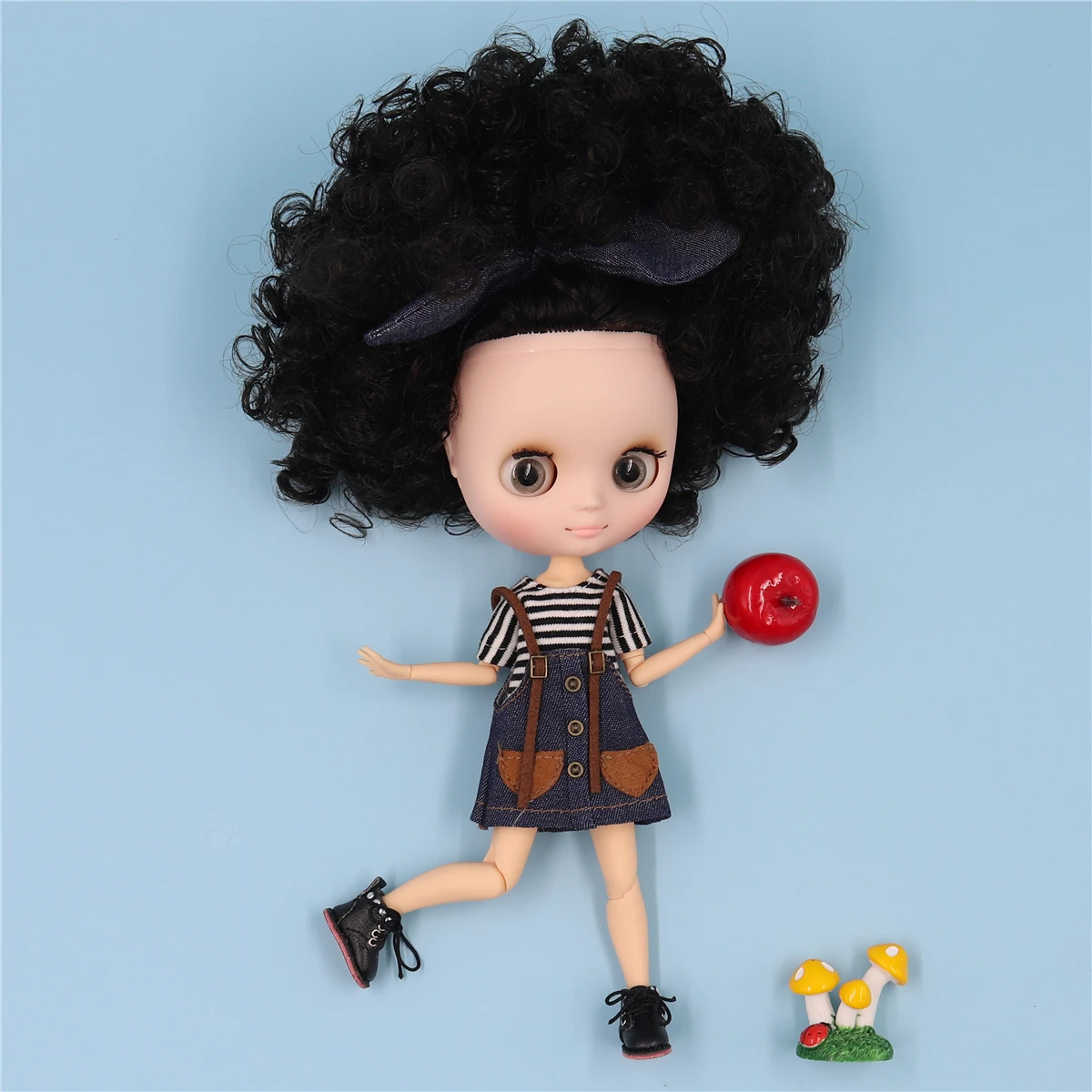 ICY DBS blyth middie doll 1/8 BJD matte face afro hair joint body 20cm anime toy girls gift