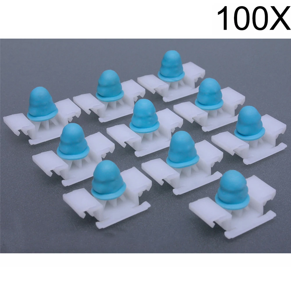 100x Exterior Car Door Fender Moulding Bump/Rub Strip Rivets Trim Fastener 51131960054 D229