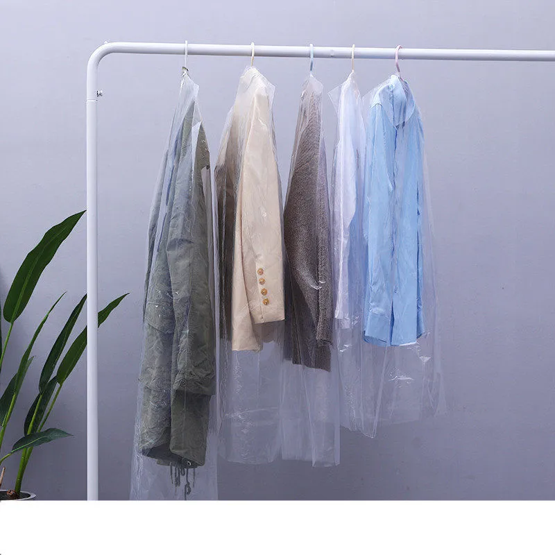 20 Pieces/lot Moth-proof Clothing Cover Dress Jacket Protector Garment Bag Household Clothes Organization Long Clothes Protector