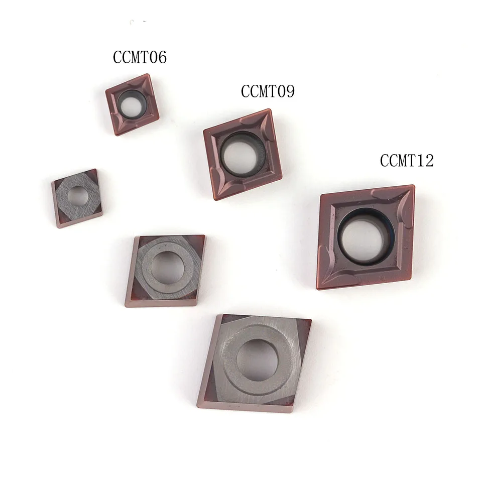 CCMT060204 CCMT09T304 CCMT120404 DY9008 CCMT060208 DY9008 Carbide Lắp Biến Dụng Cụ Inox Tiện Bằng Máy CNC Cắt