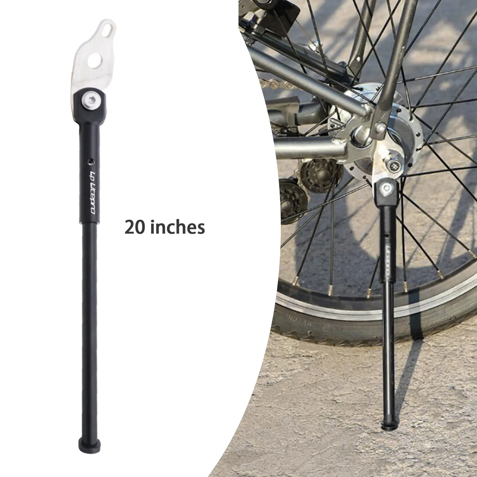 Fiets Kickstand, Voor Birdy Vouwfiets, Fiets Stand Kick Fiets Enkele Been Stand Kick Stand Ondersteuning