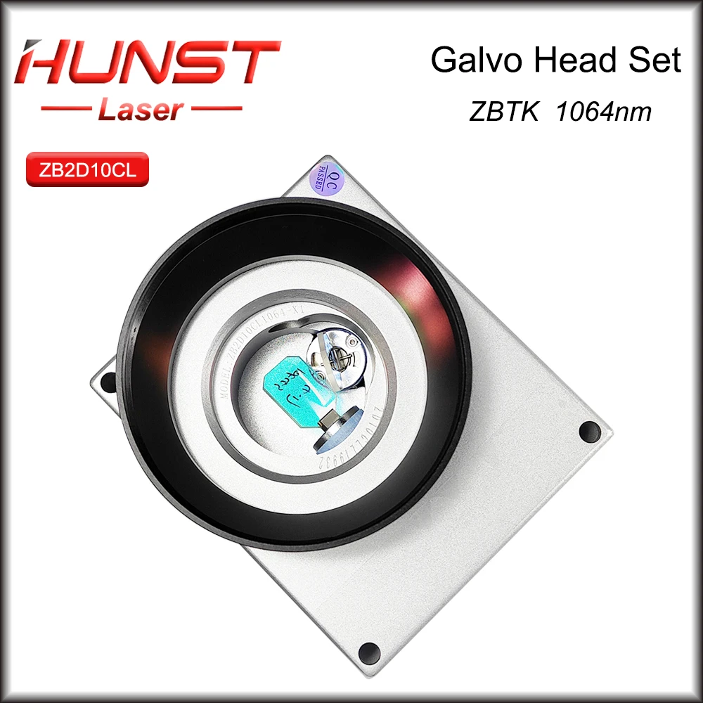 Hunst ZBTK Fiber Laser Scan Galvo Head Set 1064nm Apeature 10mm Galvanometer Scanner with Power Supply