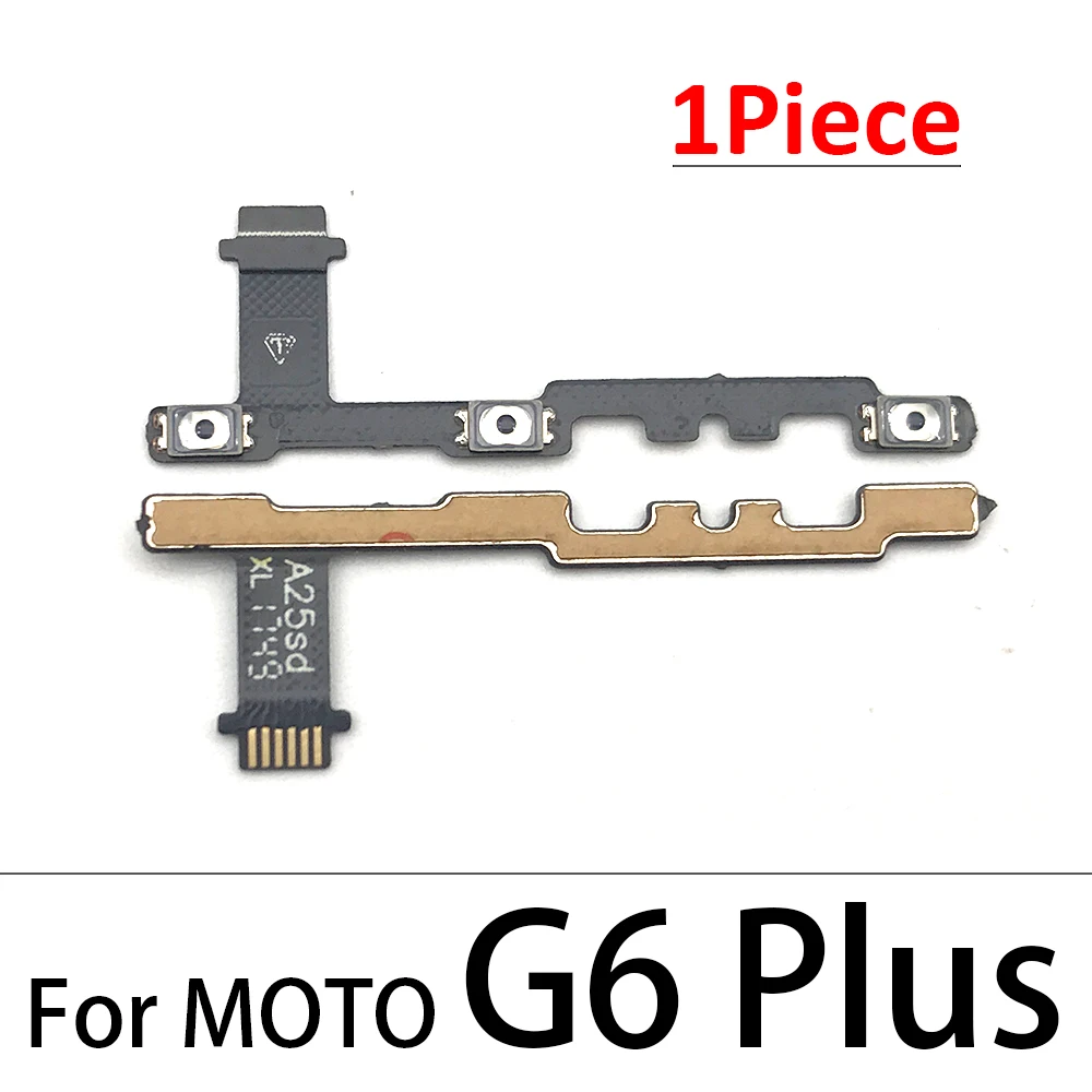 Volume Button Power Switch On Off Flex Cable For Moto G4 G5 G5S G6 G7 G8 G9 Play Plus Power Lite