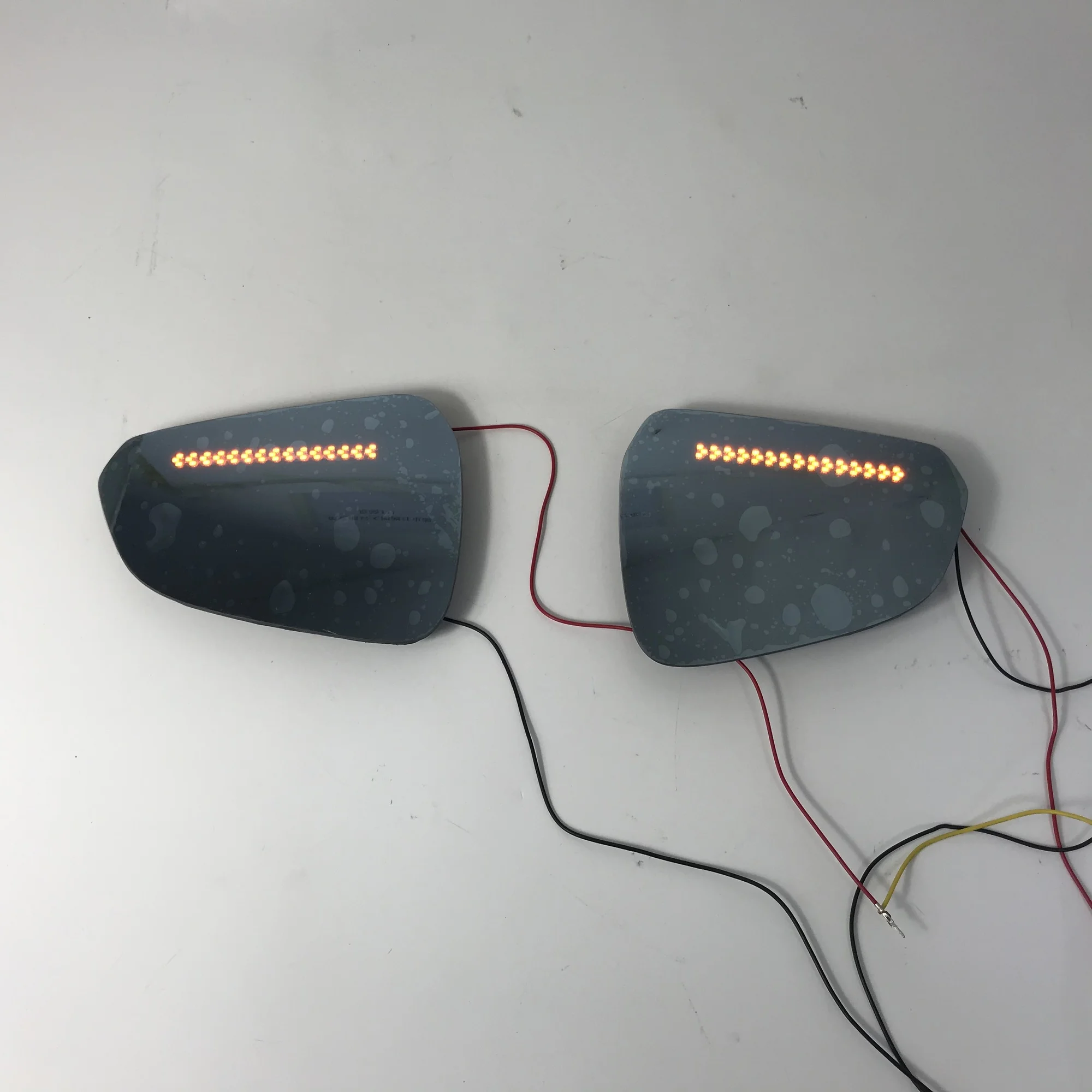 

FOR Ford Mustang Rear view mirror Led Sequential Turn Signal Dynamic Blue Anti-Glare Bigger Vision