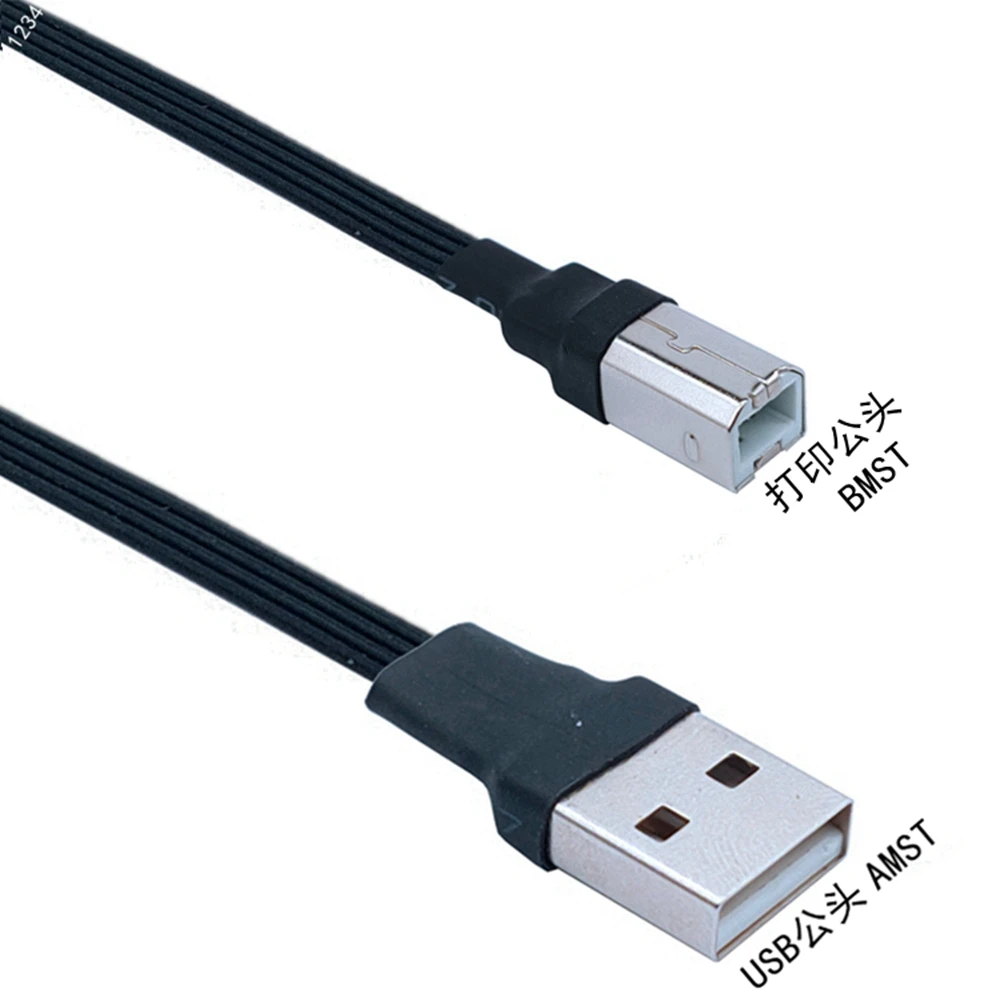 الكوع USB2.0 طباعة خط أوسب مستقيم إلى طباعة ميناء الكوع أوسب ثورة B الذكور الكوع 90 درجة