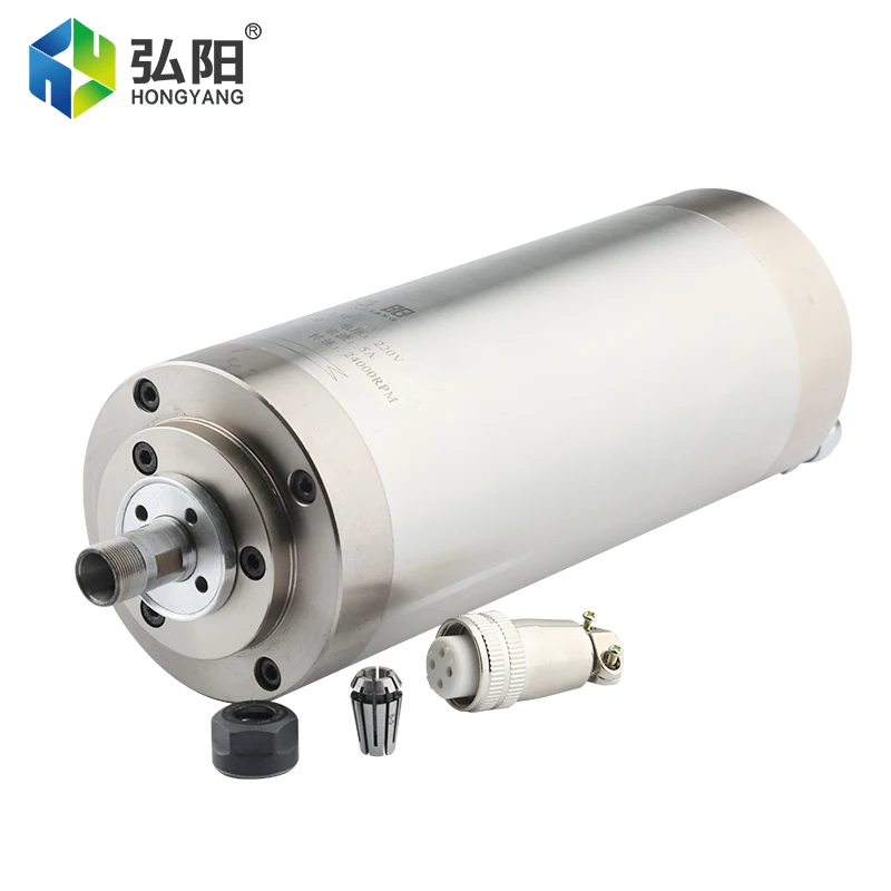 1.5kw Water-Cooled Spindle Motor 80mm ER11 4-Bearing CNC Router Woodworking Acrylic Engraving Drilling CNC Spindle Motor