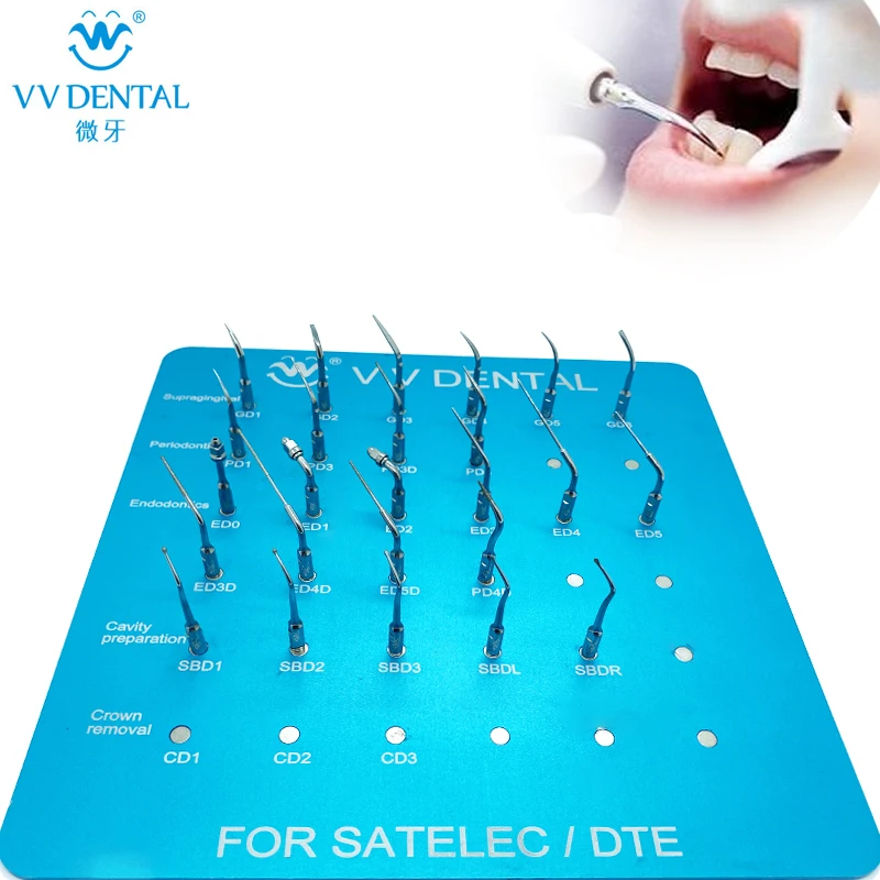 Outlet Store Dental Ultrasonic Scaler Tips Compatible With Satelec And Woodpecker DTE For Cтоматология Dentista Dental Tools