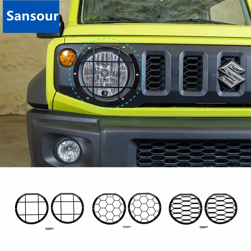 

Lamp Hoods for Jimny JB74 Car Front Headlight Light Lamp Decoration Cover for Suzuki Jimny 2019 2020 2021 Accessories Sansour