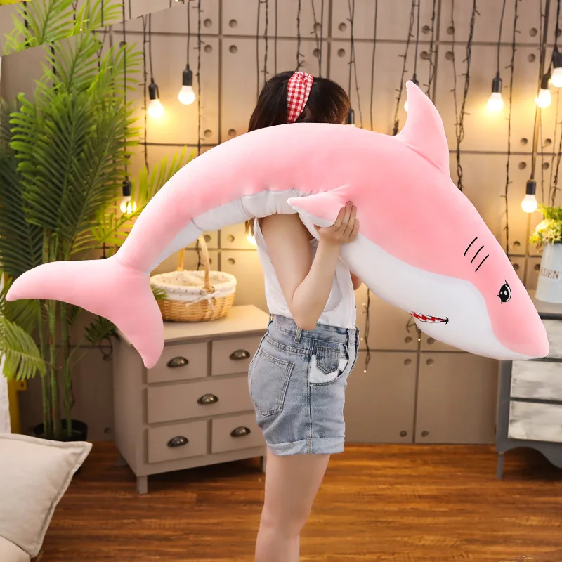 

Giant Shark Plush Shark Whale Stuffed Fish Ocean Animals Kawaii Doll Toys For Children Kids Cartoon Toy kids Gift