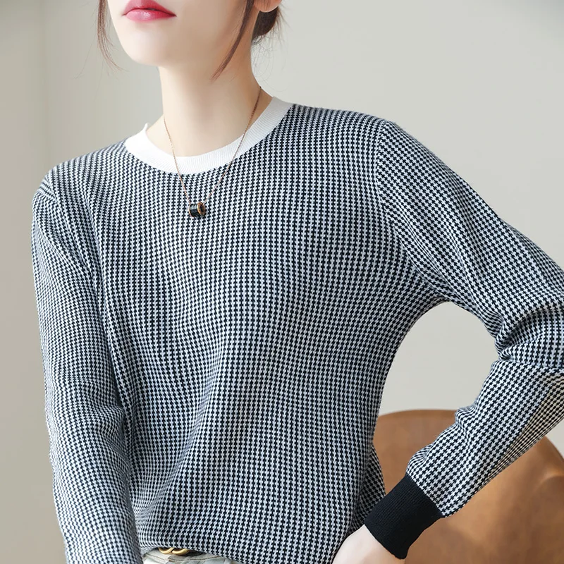 

100% Merino Wool Knitted Pullovers 2020 Winter New Arrival Women O-Neck Jumper Knitwear Girl Clothes Lady Top Comfort Sweater